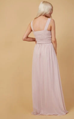 Little Mistress Grace Blush Embellishment Sweetheart Maxi Dress -Occasion Couture Shop L6158D56A 4
