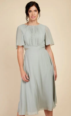 Little Mistress Waterlily Lace Insert Midi Dress -Occasion Couture Shop U19809C1B 2