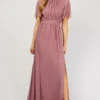 Little Mistress Mauve Angel Sleeve Maxi Dress 1 Little Mistress Mauve Angel Sleeve Maxi Dress -Occasion Couture Shop U19809D2A