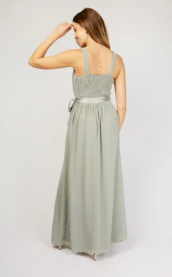 Little Mistress Sage Halterneck Bridesmaid Maxi Dress -Occasion Couture Shop U19812D2A 4