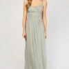 Little Mistress Braided Strap Sage Maxi Dress -Occasion Couture Shop U19814D3A 1