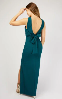 Little Mistress Green Crossover Bodice Maxi Dress -Occasion Couture Shop U19817D2A 4