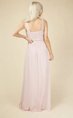 Little Mistress Blush Tie Waist Maxi Dress -Occasion Couture Shop U19820D1A 4