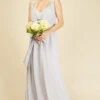 Little Mistress Amanda Ice Grey Tie Waist Maxi Dress -Occasion Couture Shop U19820D2A 1