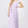 Little Mistress Lilac Crossover Bardot Maxi Dress -Occasion Couture Shop U19826D1A 1 1