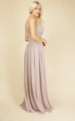 Little Mistress Marta Mink Lace Insert Maxi Dress -Occasion Couture Shop U20886D1A 4