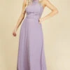 Little Mistress Silva Bridesmaid Lavender Lace Top Maxi Dress -Occasion Couture Shop U20887D1A 1